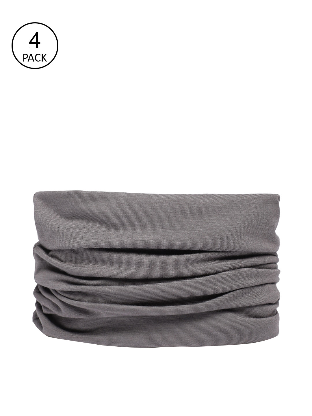 

Heelium Pack of 4 Grey Seamless Bandana Multipurpose Headbands
