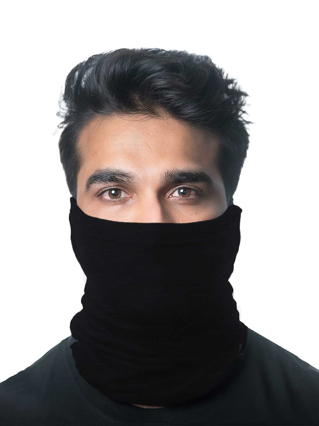 

Heelium Unisex Bamboo Soft Odour-free & Breathable Multipurpose Bandana, Black