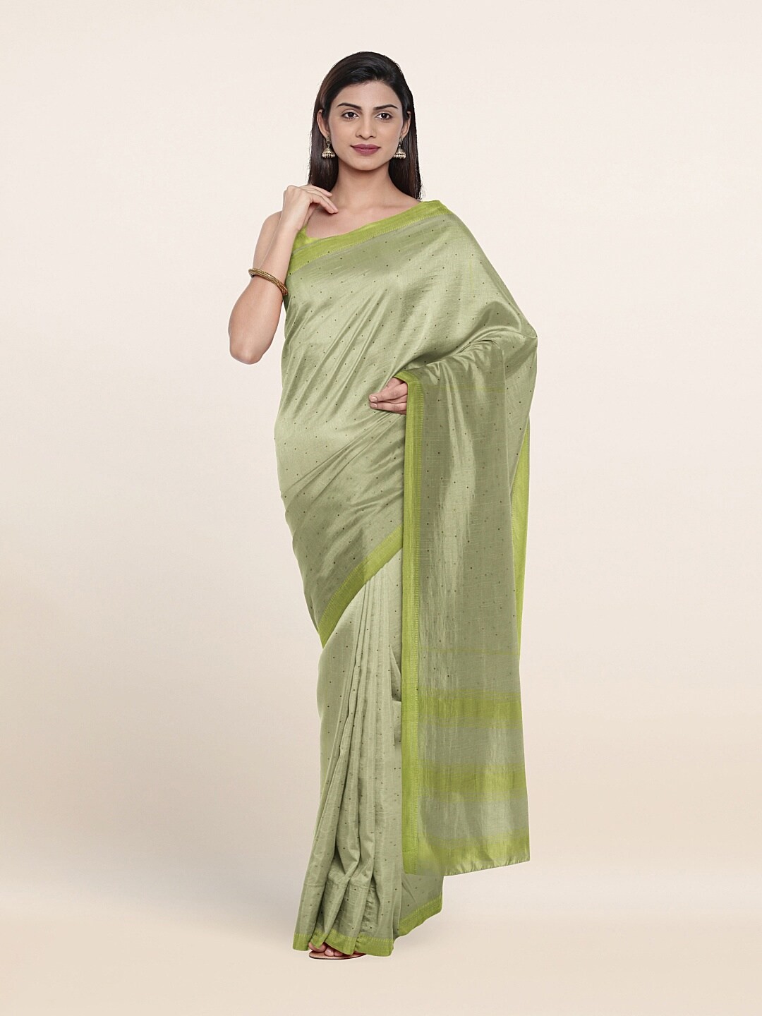 

Pothys Green Saree