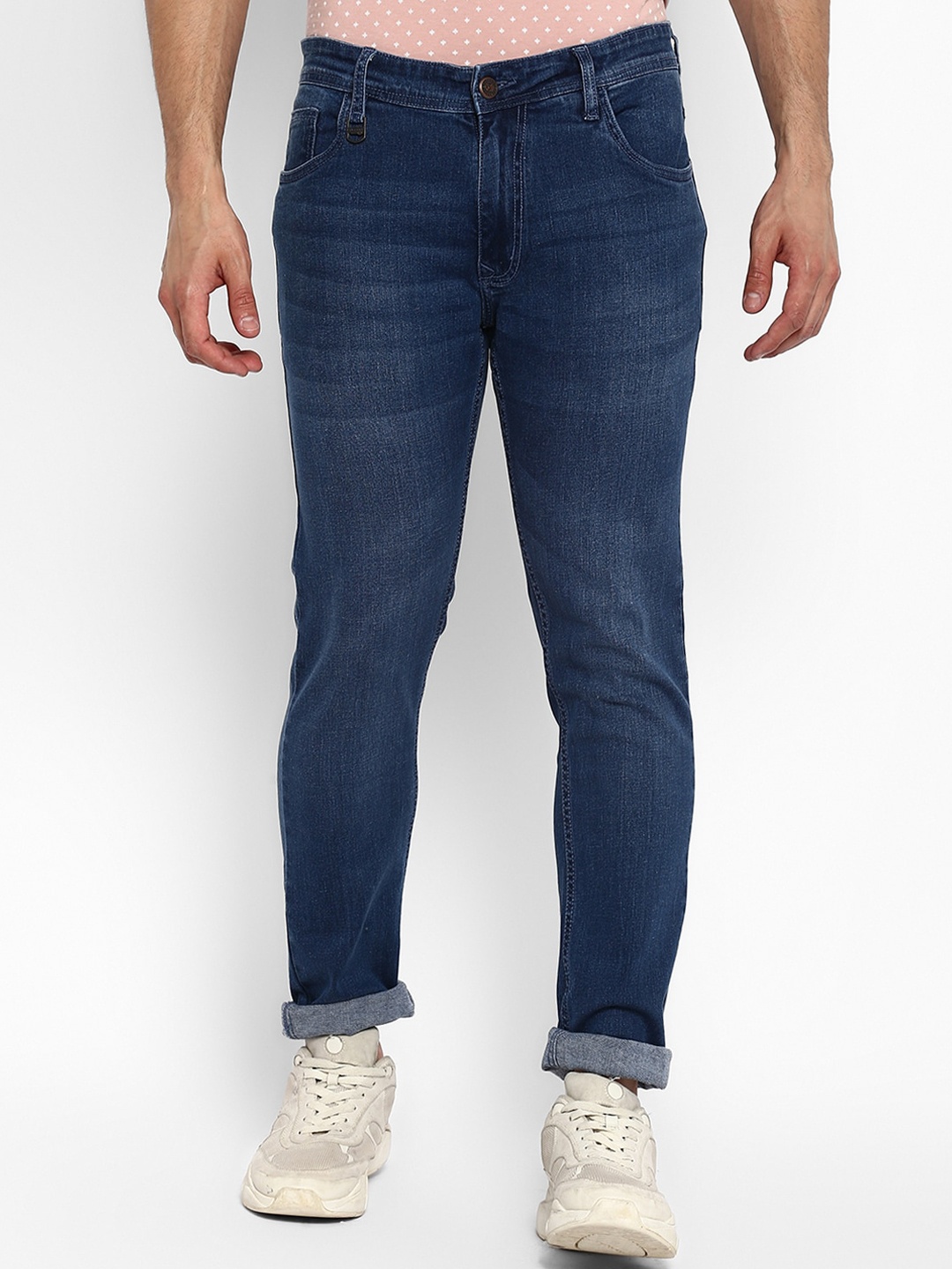 

Red Chief Men Blue High-Rise Light Fade Jeans