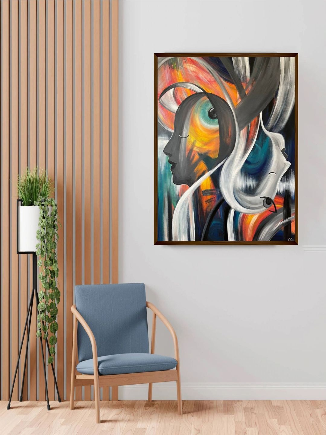 

The Art House Multicolored Abstract Wall Art, Multi