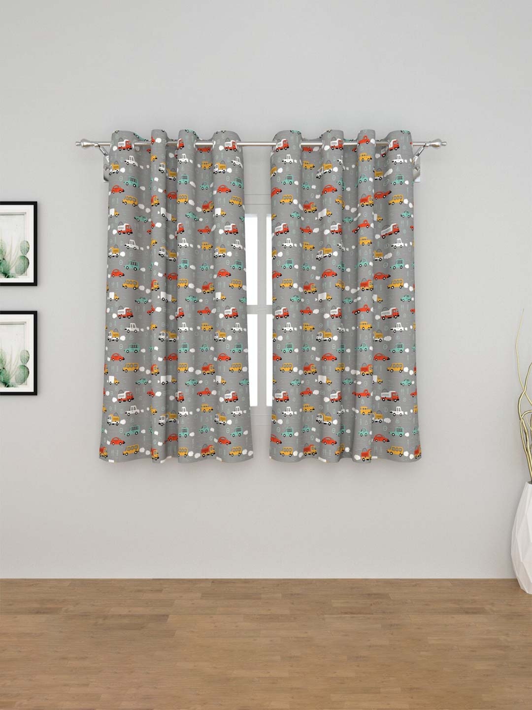 

Home Centre Multicoloured Quirky Window Curtain, Multi
