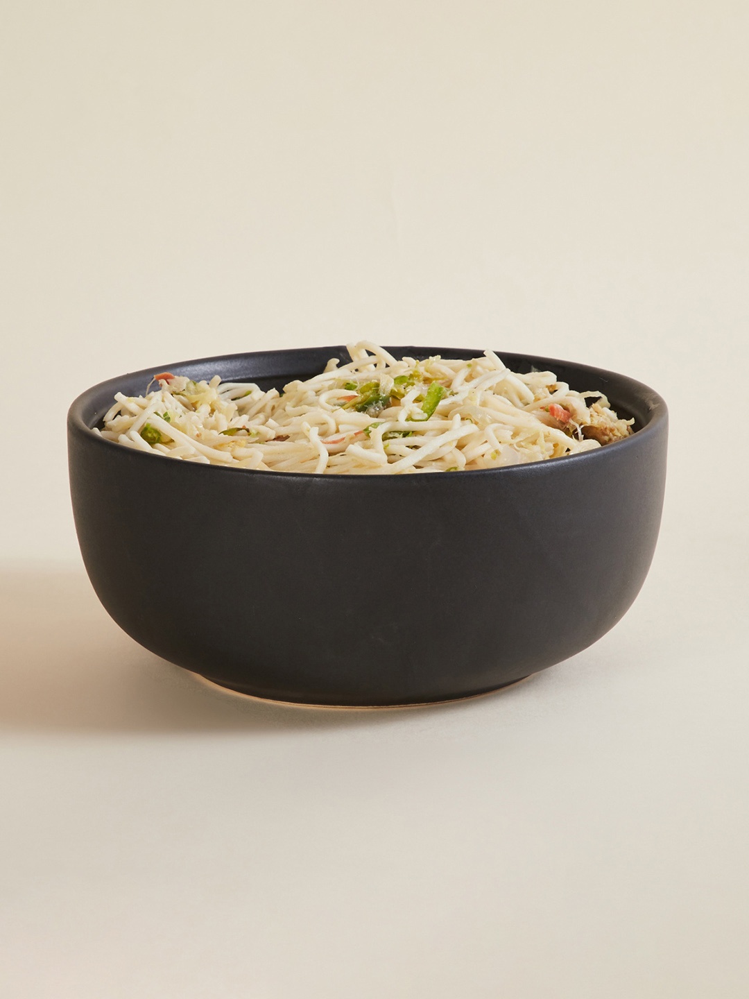 

Home Centre Black 2 Pieces Stoneware Matte Bowls
