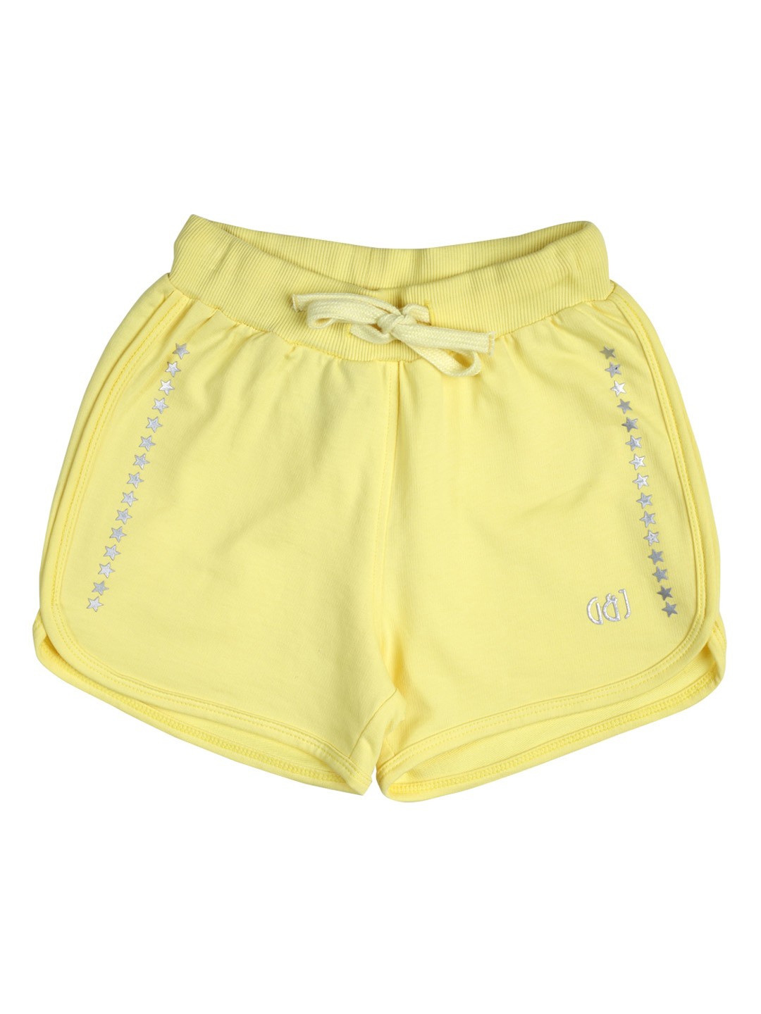 

Gini and Jony Girls Yellow Solid Elasticated Shorts