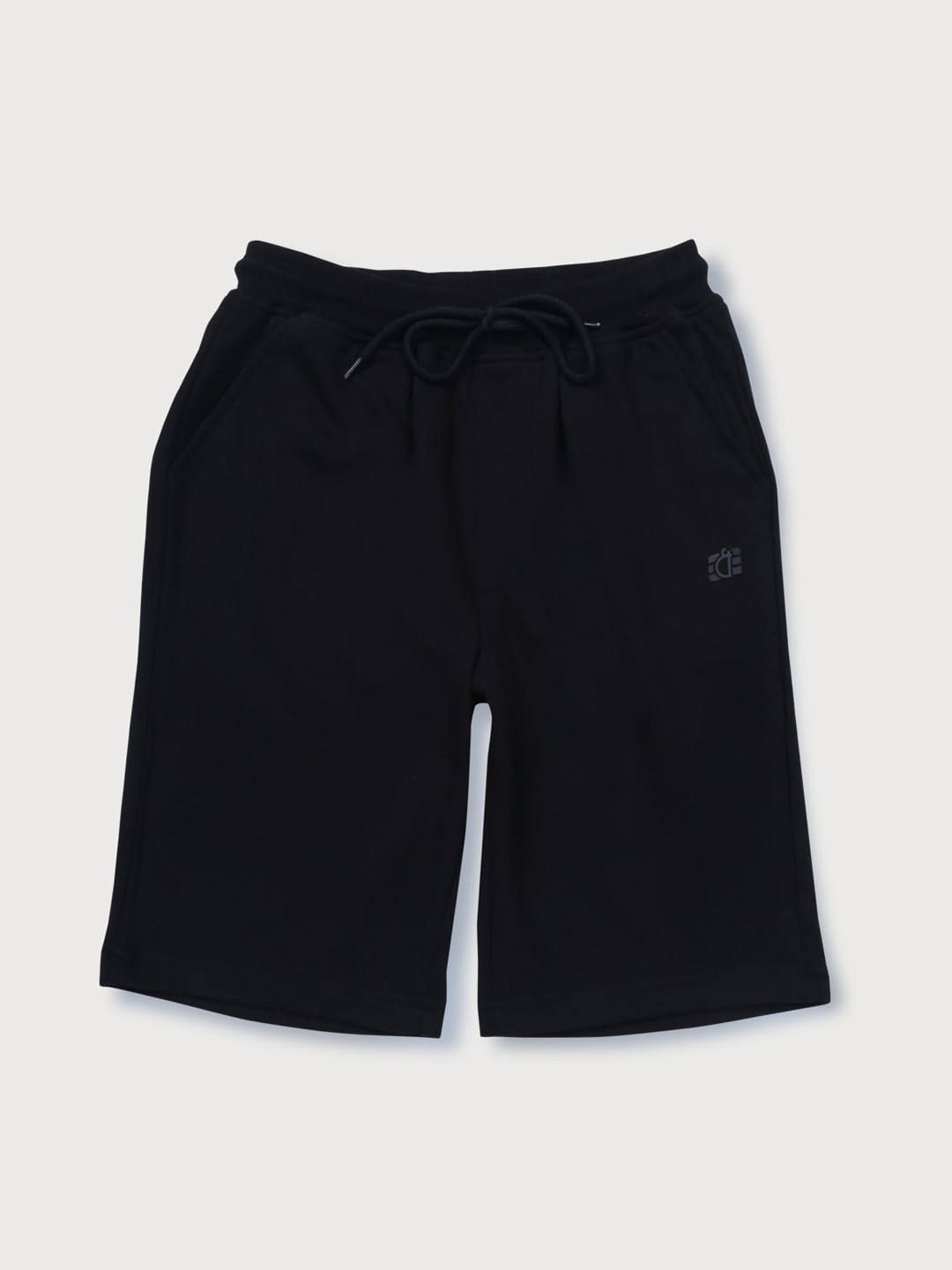 

Gini and Jony Boys Black Solid Regular Shorts