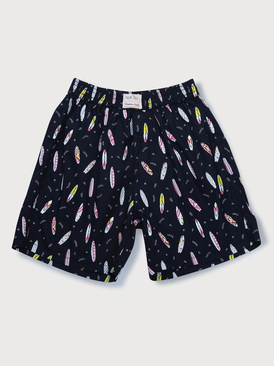 

Palm Tree Boys Blue Conversational Printed Shorts