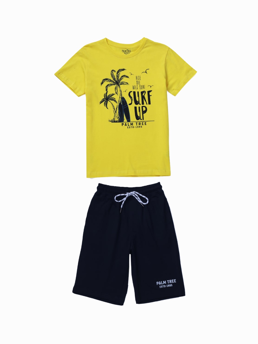 

Palm Tree Boys Black Shorts
