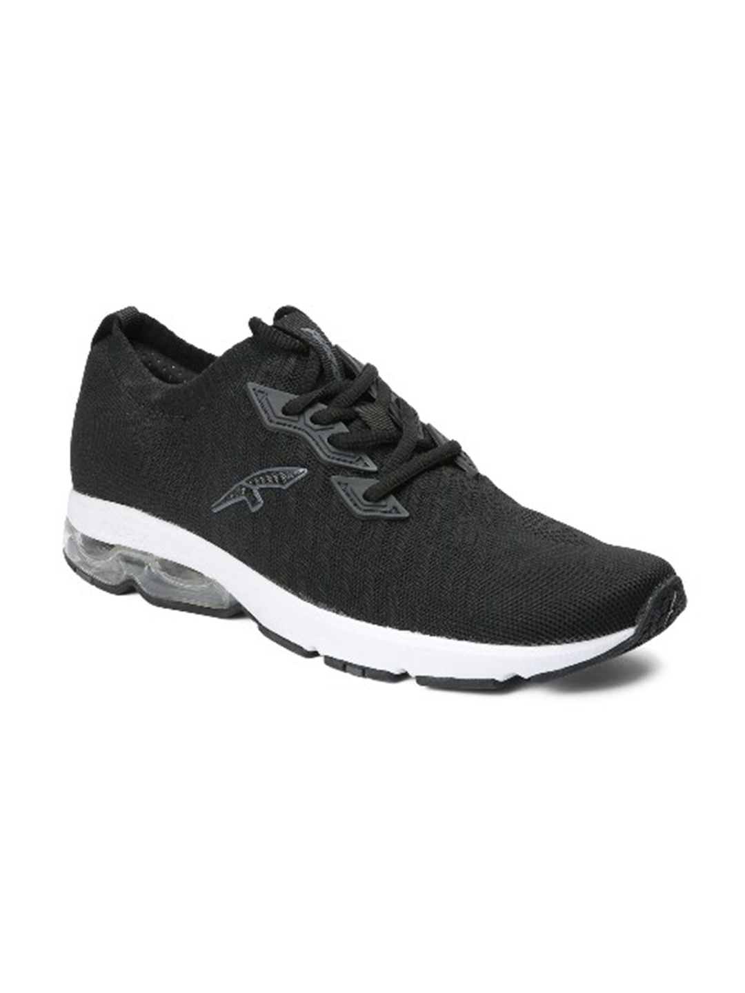 

FURO by Red Chief Men Black Mesh Lace Up Regular Running Sports Shoes