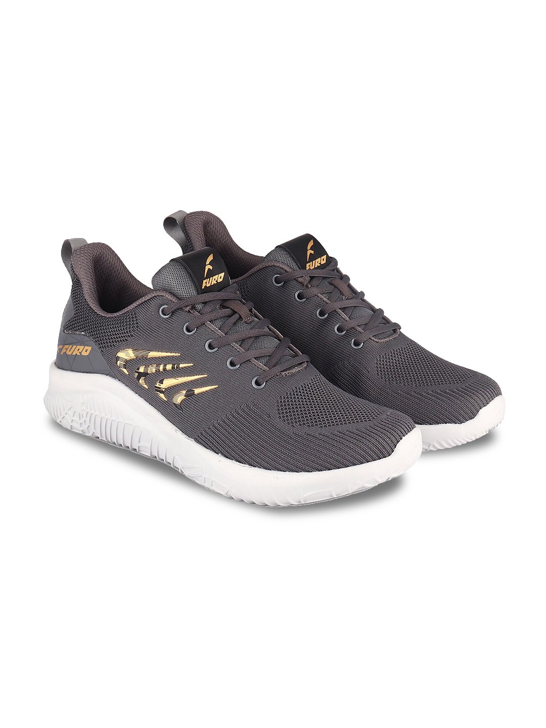 

FURO by Red Chief Men Grey Mesh Lace Up Regular Running Sports Shoes