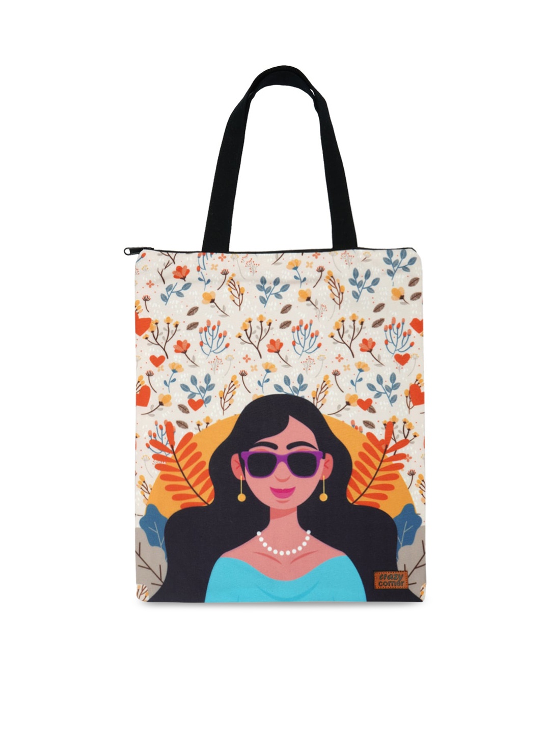 

Crazy Corner Beige Shopper Tote Bag with Bow Detail