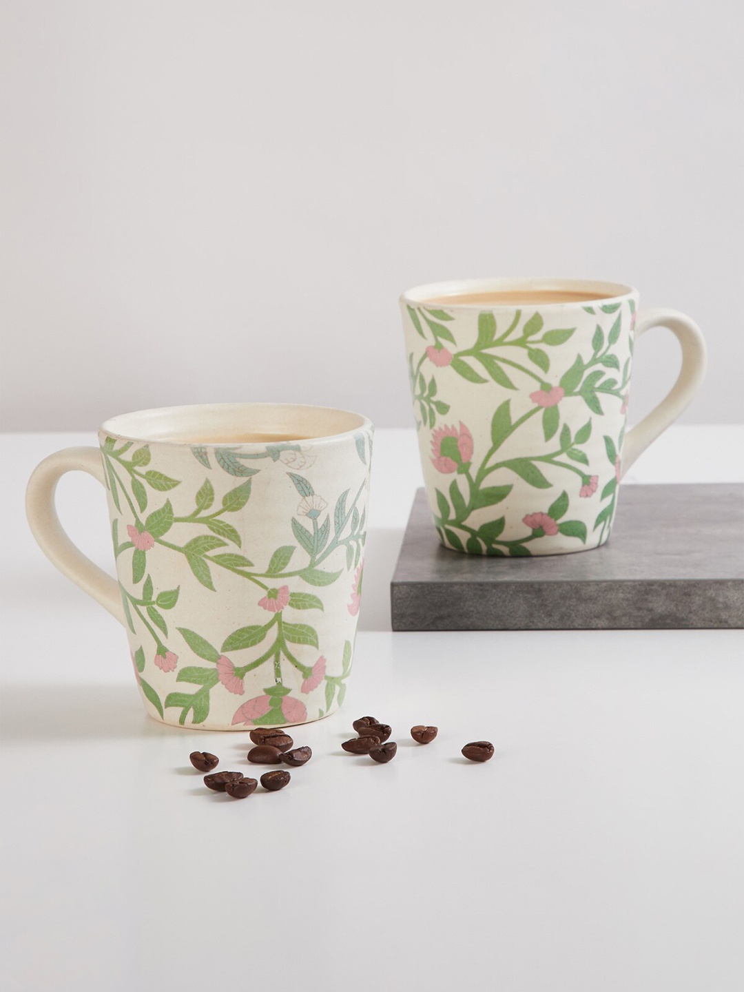 

Home Centre Set Of 2 Printed Mugs, Multi