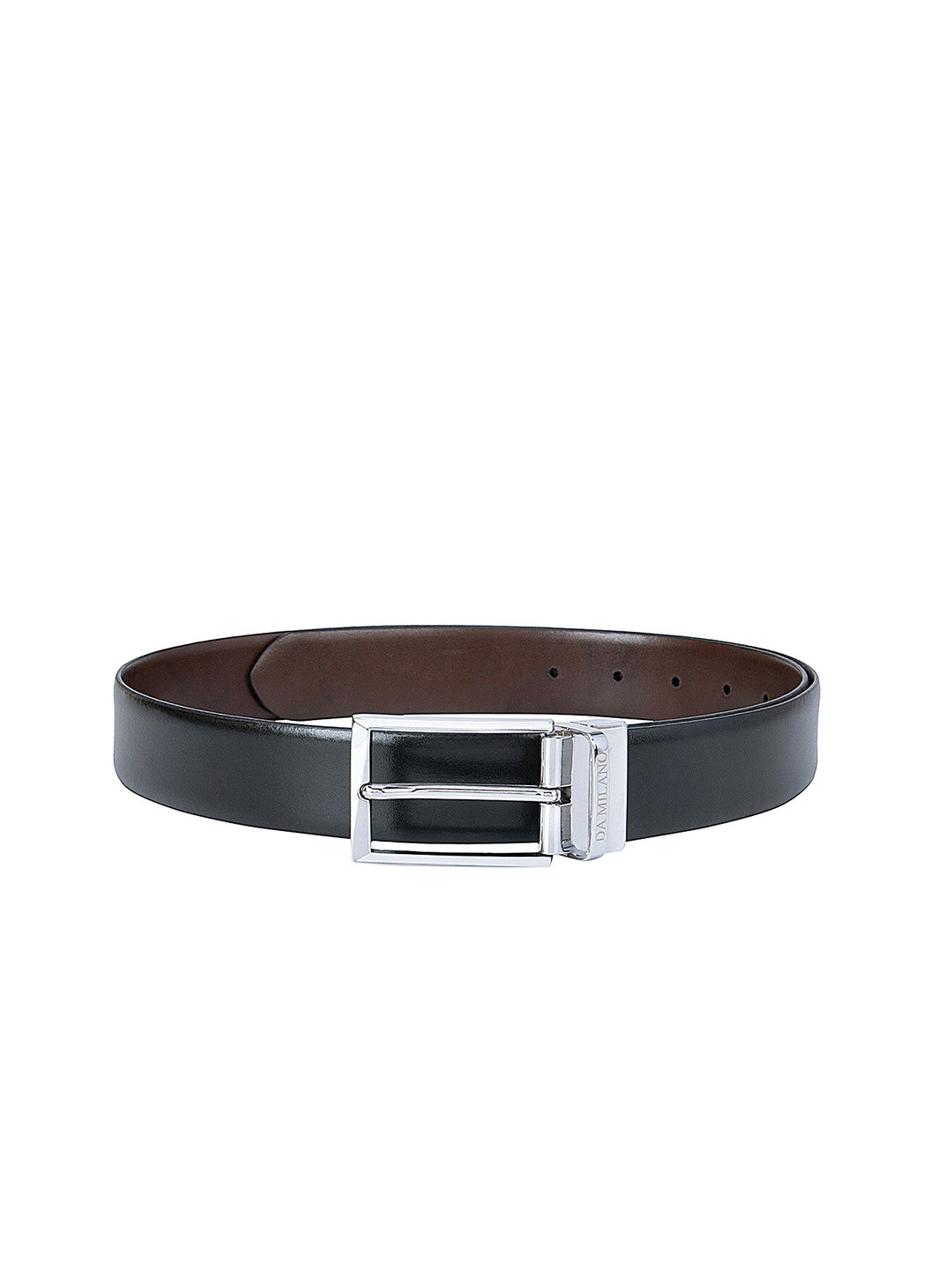 

Da Milano Men Black Leather Belt