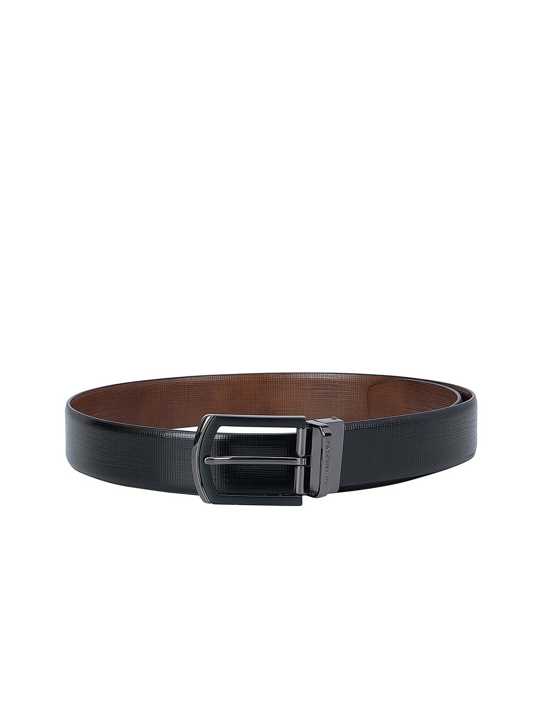 

Da Milano Men Black Leather Belt