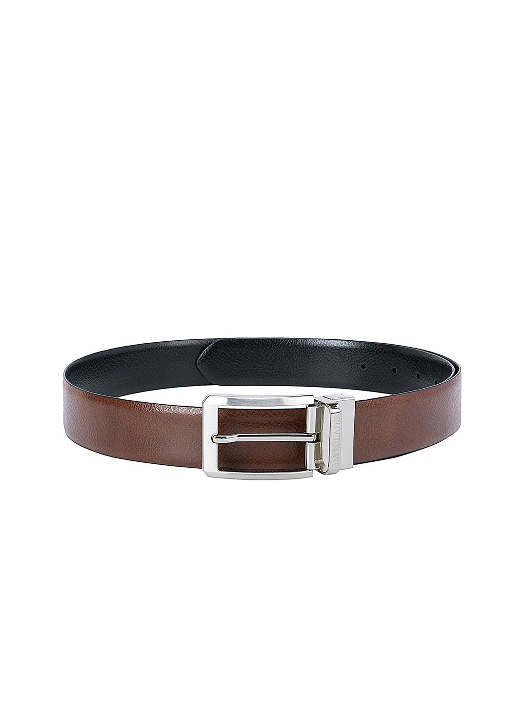 

Da Milano Men Brown Leather Belt