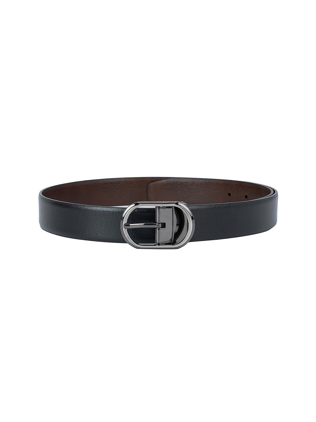 

Da Milano Men Black Leather Belt