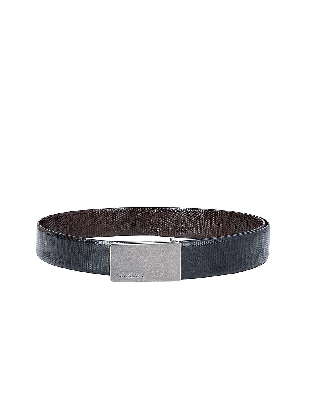 

Da Milano Men Black Leather Belt