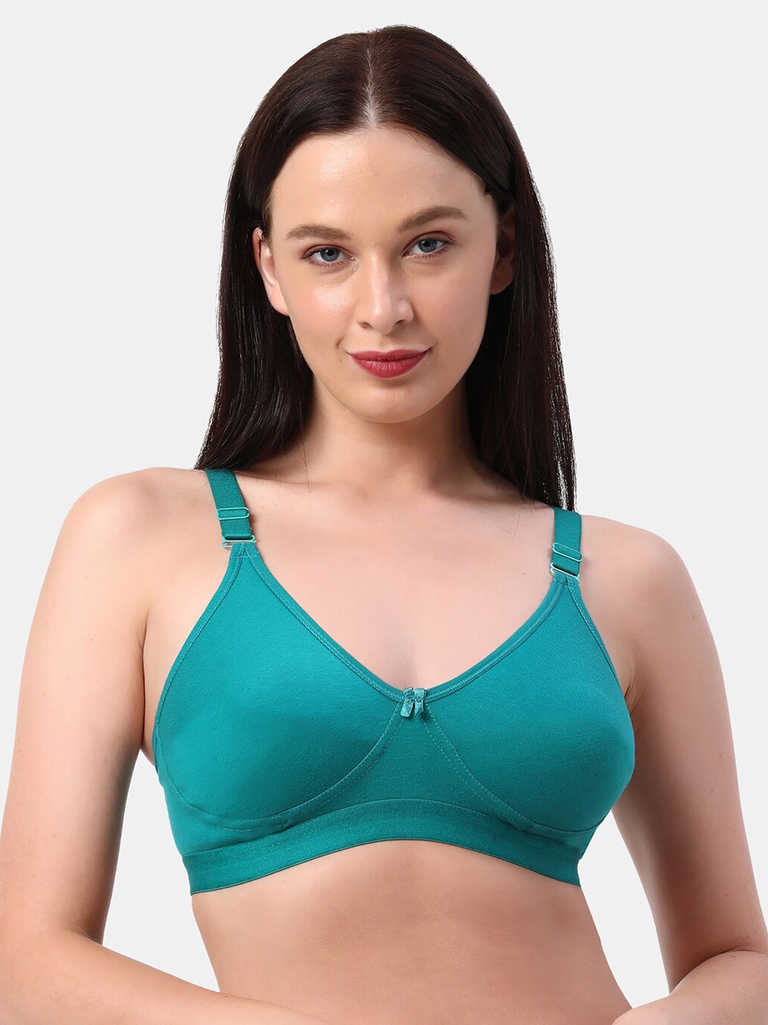 

Planetinner Non Padded Non Wired Everyday Wear High Support Full Coverage Bra CB7, Green