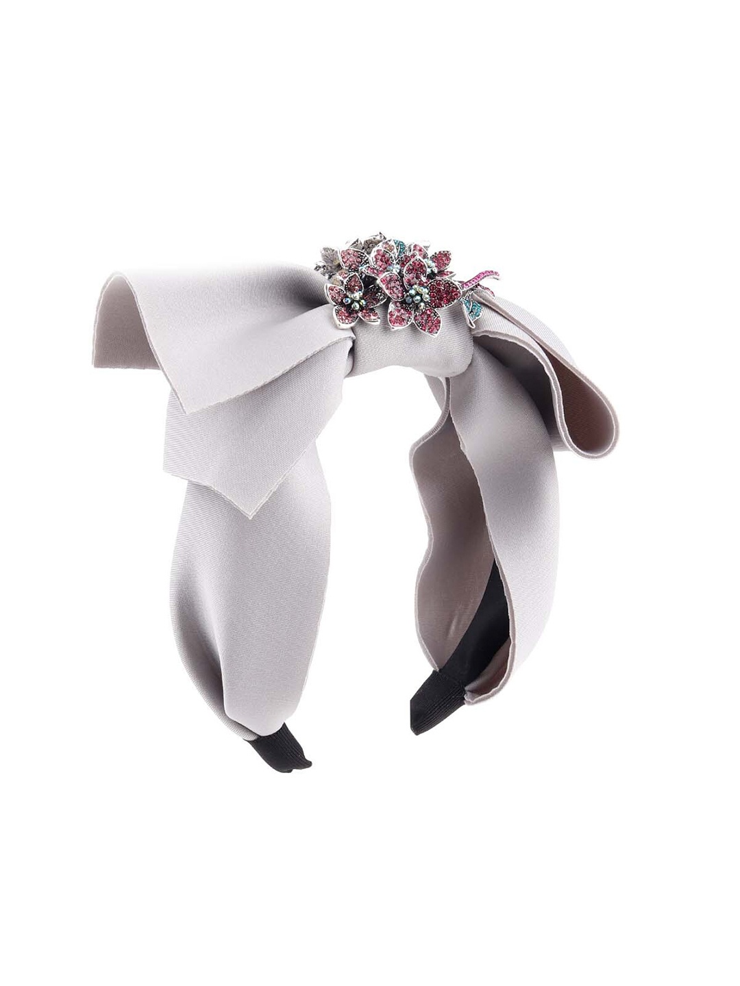 

ODETTE Women White & Pink Lace Hairband