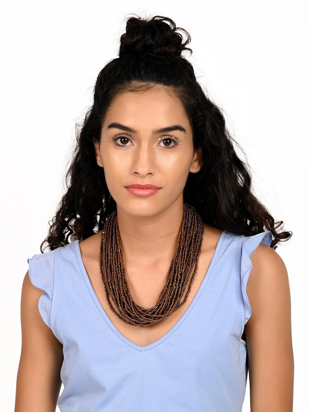 

ODETTE Brown Layered Necklace