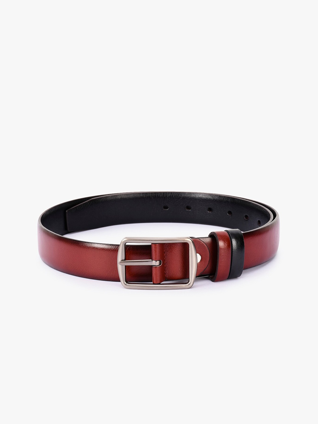 

BuckleUp Men Black Leather Belt