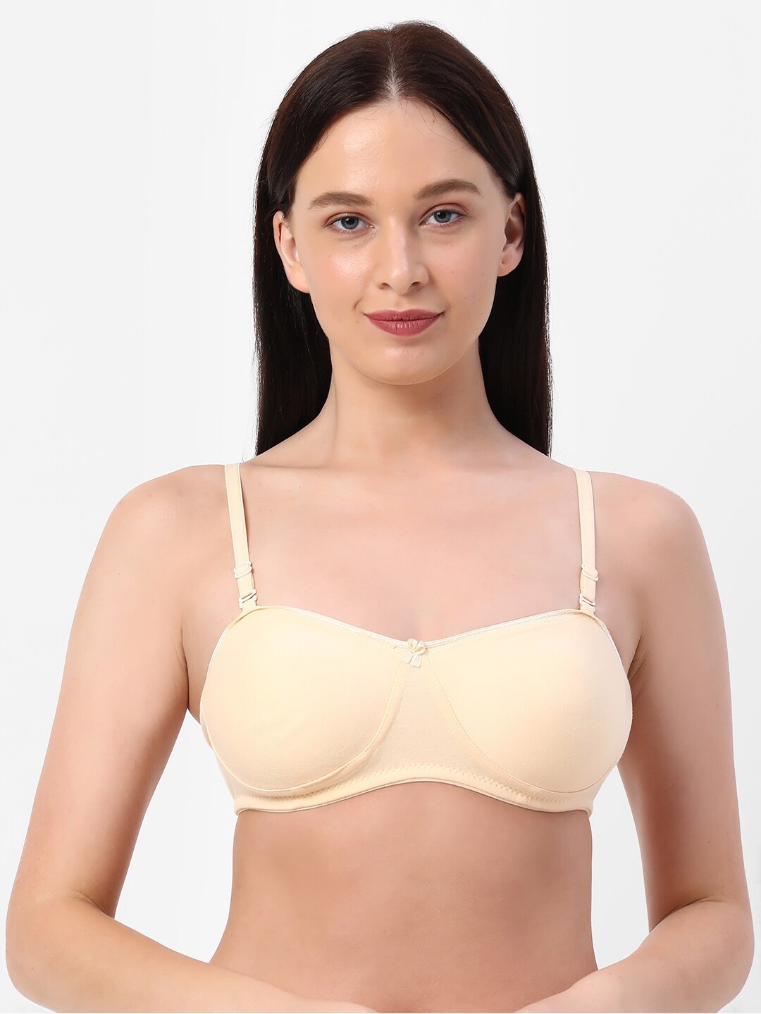 

Planetinner Non Padded Non Wired High Support Balconette Bra SP28, Beige