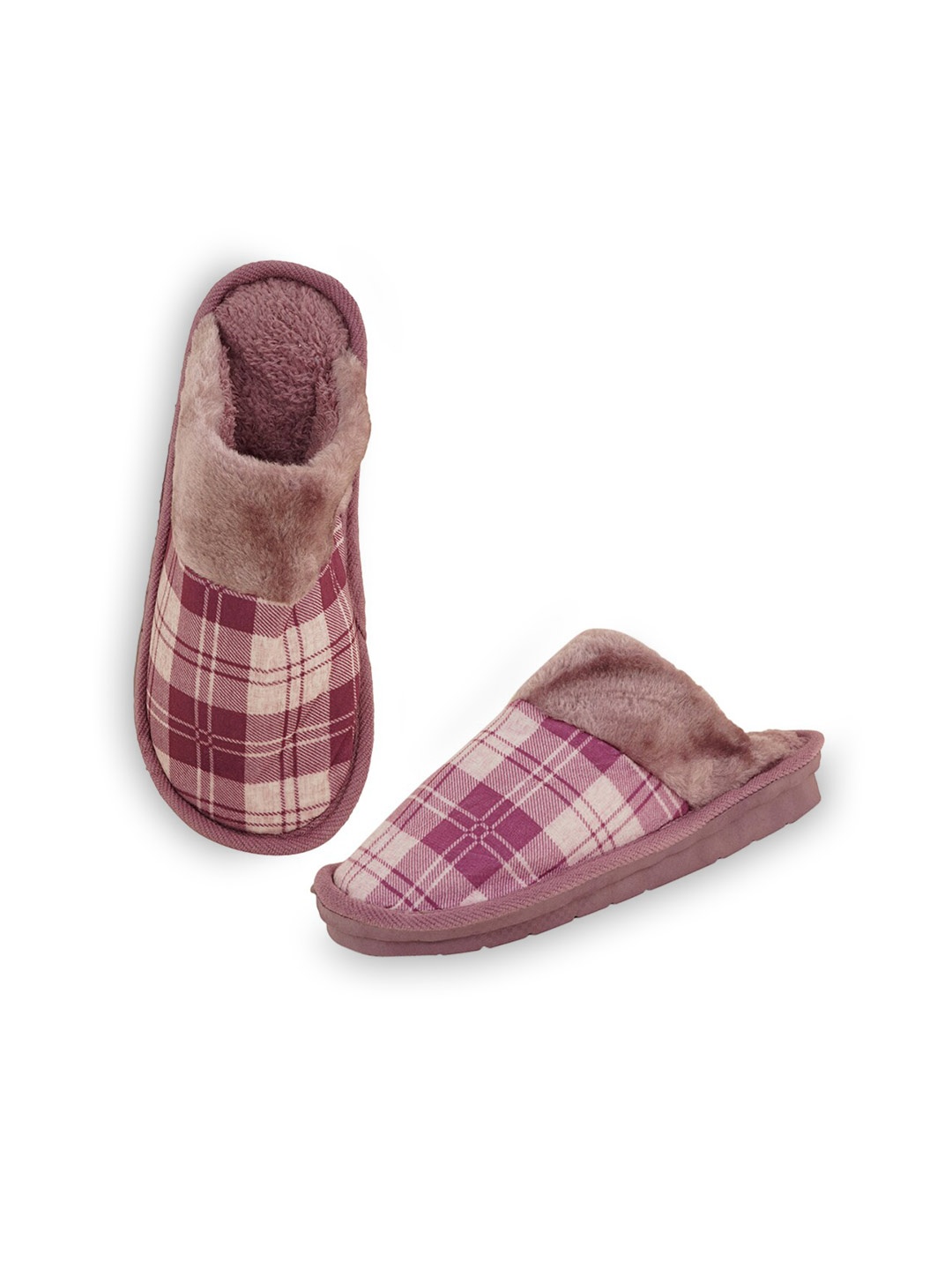 

SAPATOS Men Purple & Pink Printed Slip-On