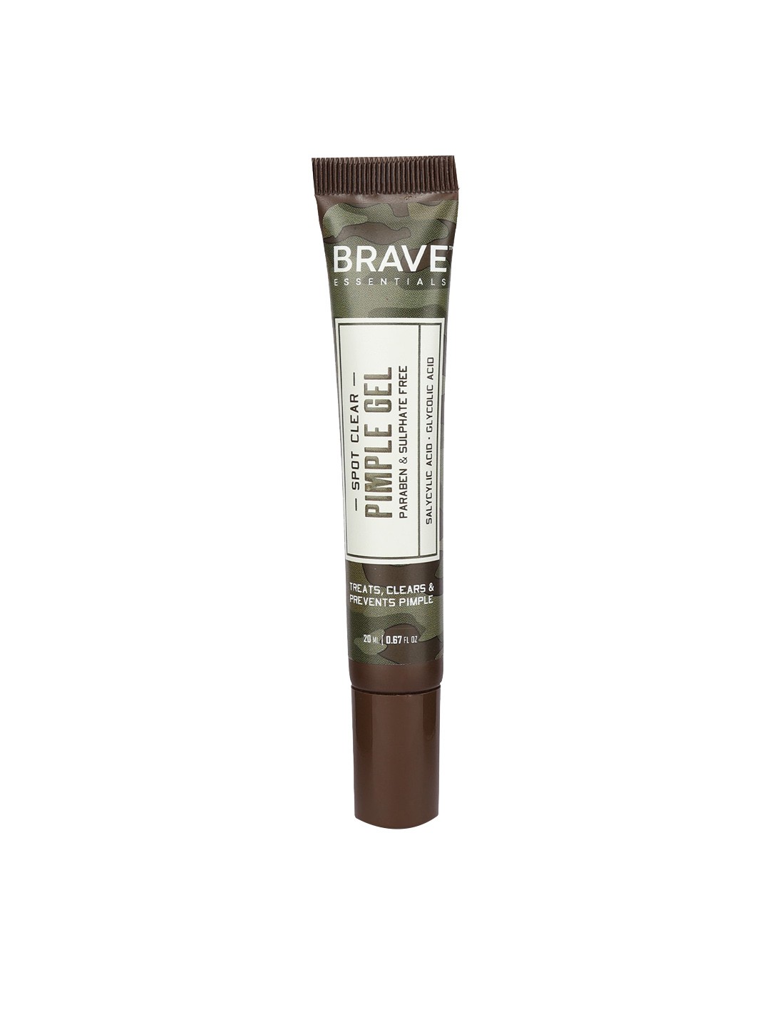 

BRAVE ESSENTIALS Men Spot Clear Pimple Gel - 20 ml, Black