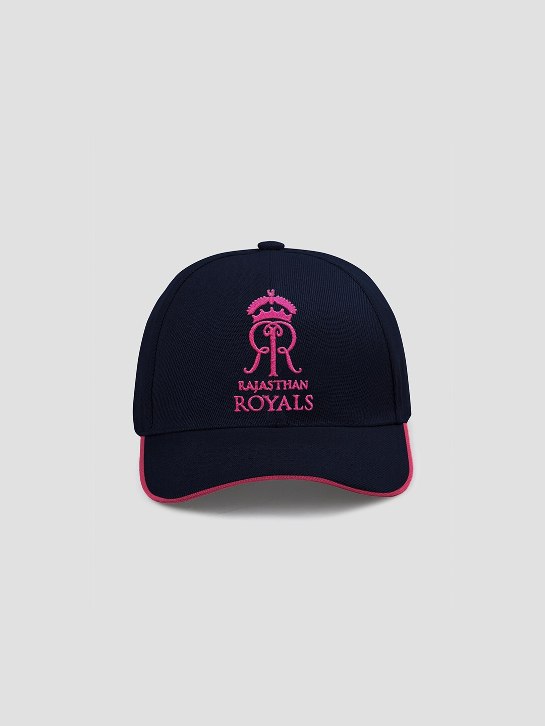 

The Souled Store Unisex Black & Magenta Printed Rajasthan Royals Baseball Cap