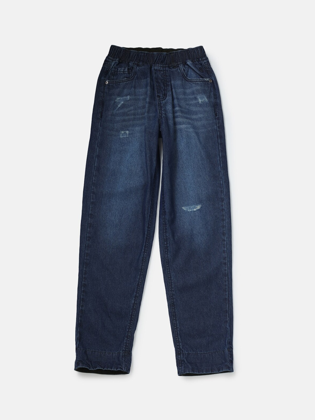 

Gini and Jony Boys Blue Low Distress Light Fade Jeans