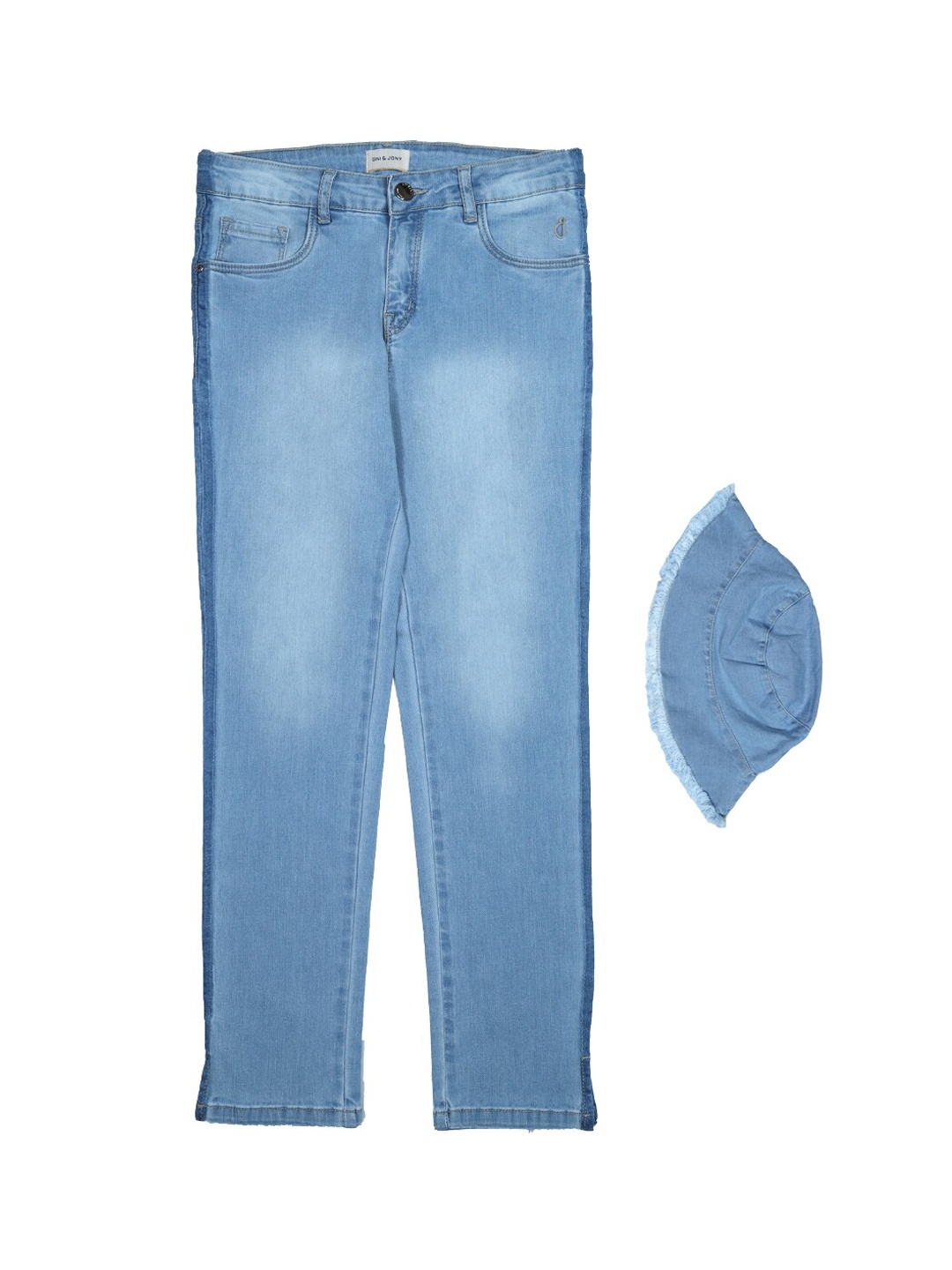 

Gini and Jony Girls Blue Light Fade Jeans