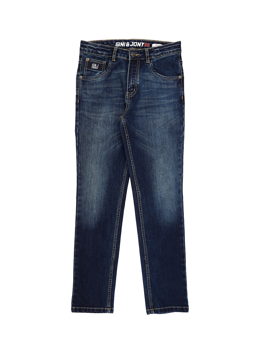 

Gini and Jony Boys Blue Light Fade Jeans