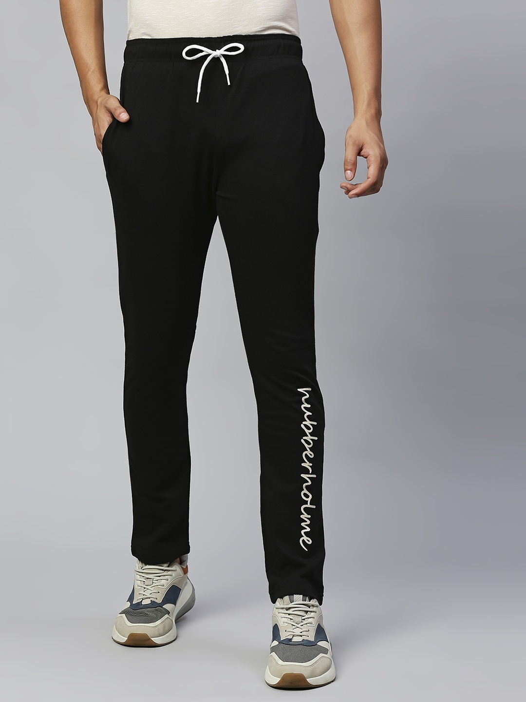 

Hubberholme Black Slim Fit Track Pants