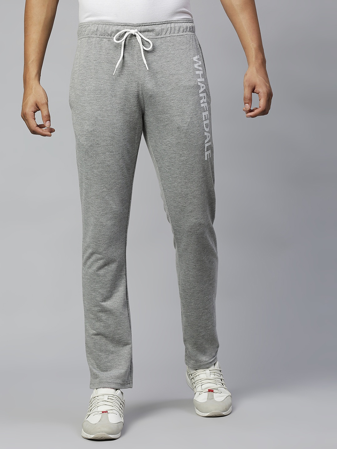 

Hubberholme Grey Melange Slim Fit Track Pants