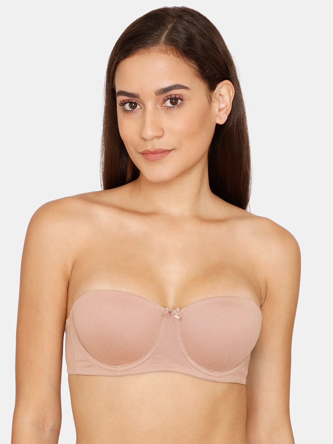 

Rosaline by Zivame Beige Bra - Underwired Lightly Padded