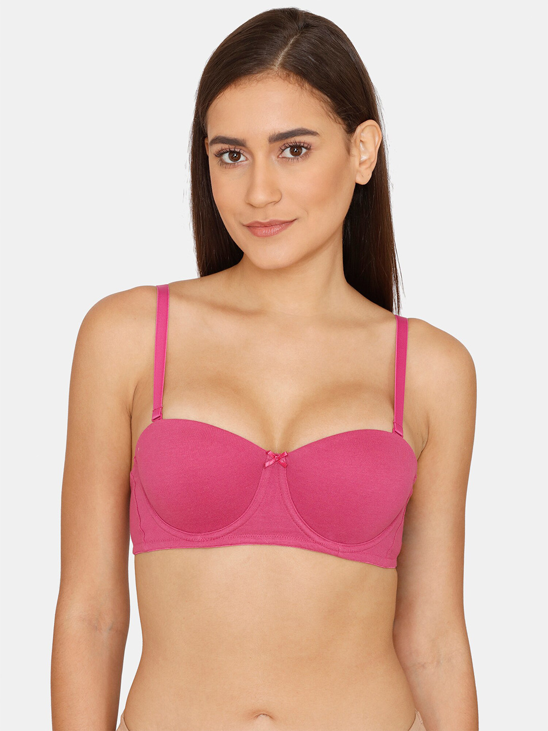 

Rosaline by Zivame Pink Bra Underwired Lightly Padded