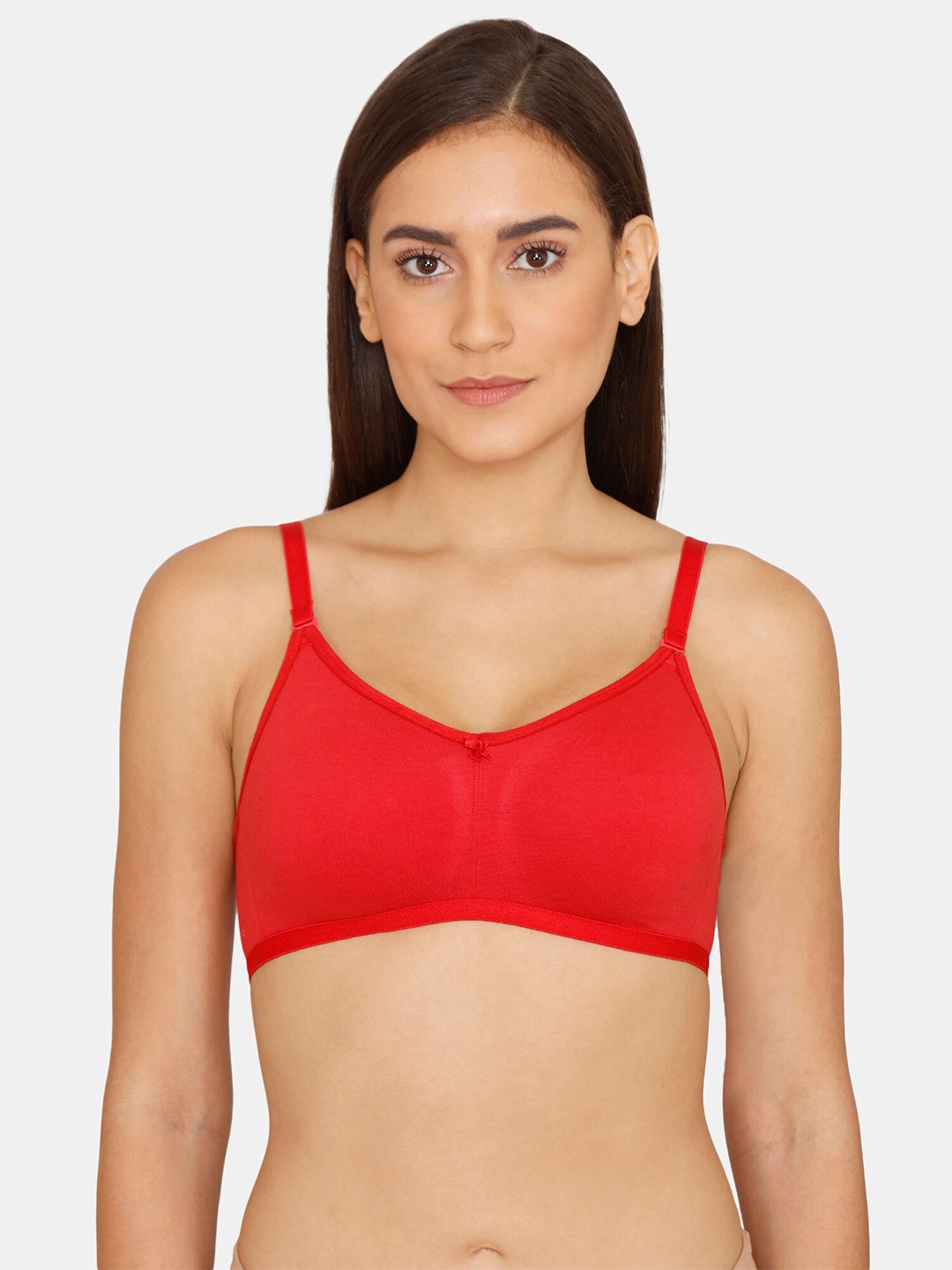 

Rosaline by Zivame Red Solid Bra RO1029FASHZIRED