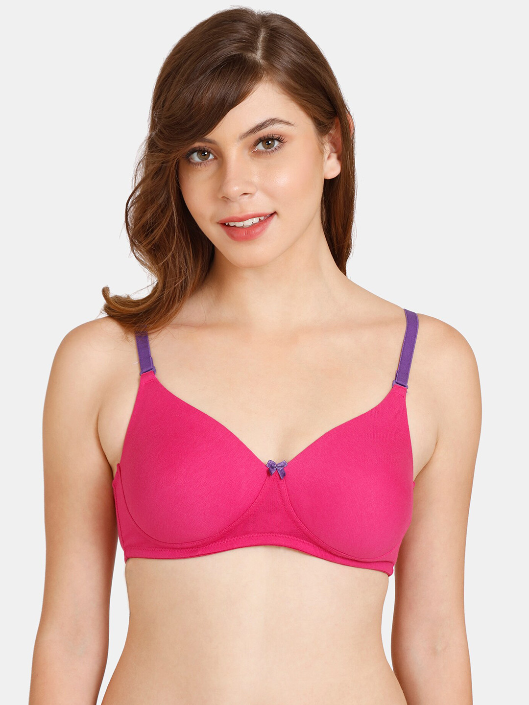 

Rosaline by Zivame Pink Lightly Padded Bra