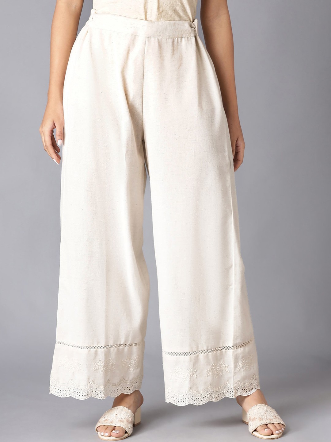 

W Women White Trousers