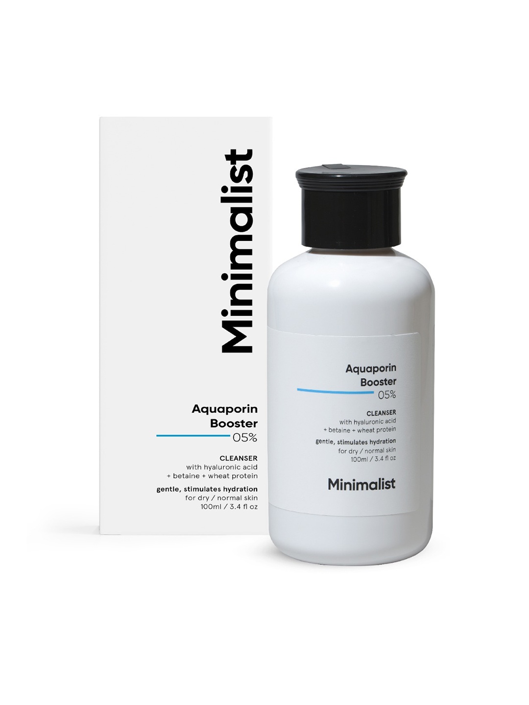 

Minimalist 5% Aquaporin Booster Face Wash with Hyaluronic Acid - 100 ml, White