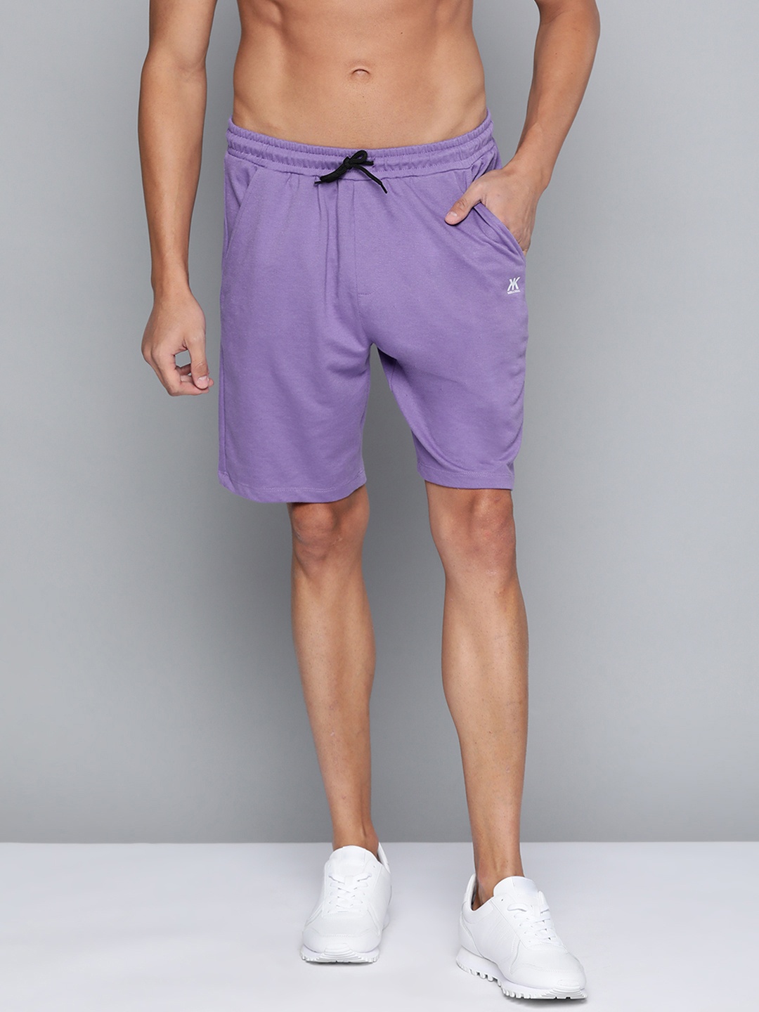 

Kook N Keech Men Violet Solid Shorts