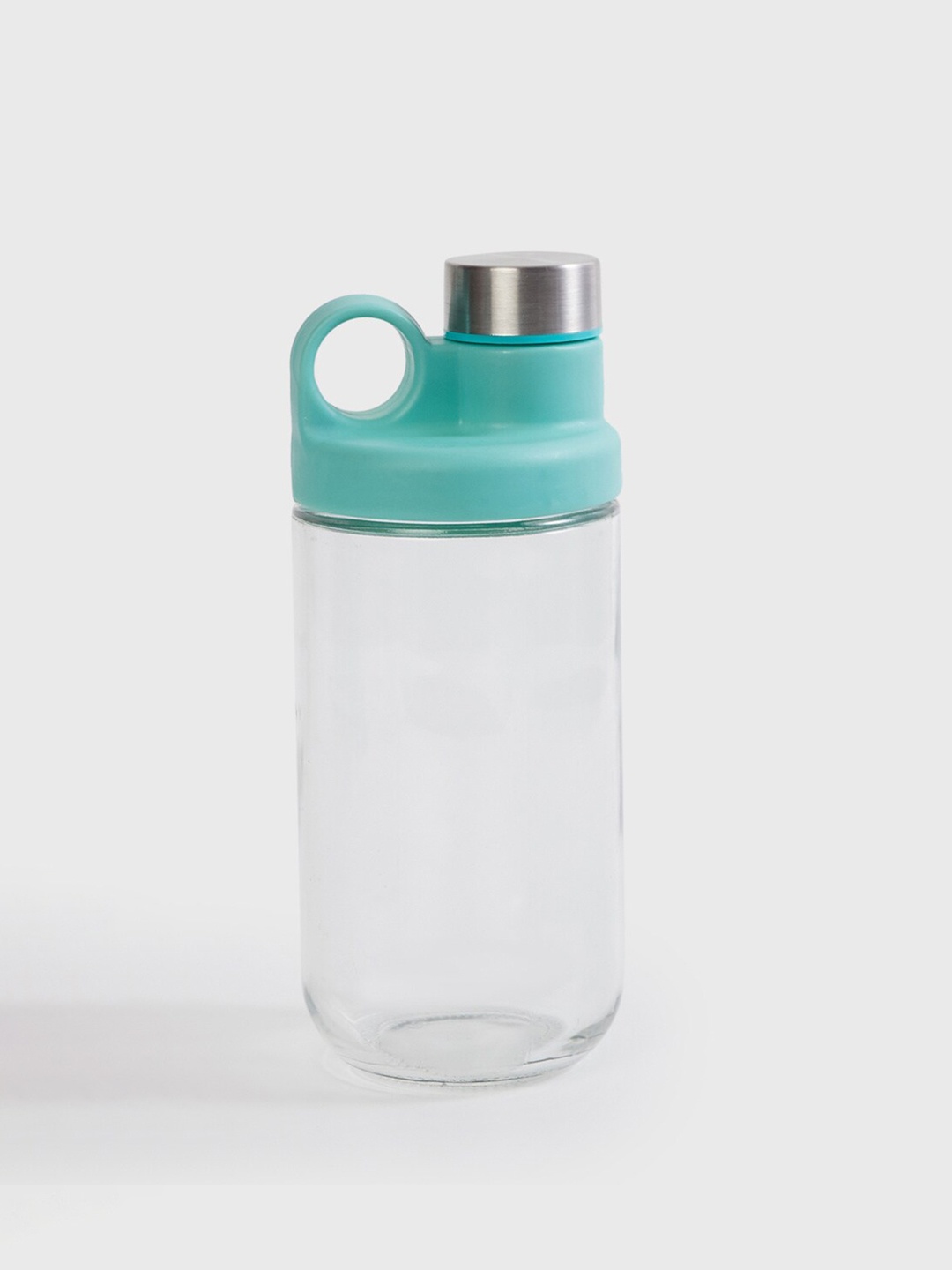 

Home Centre Teal Blue Solid Plastic Water Bottle 800ml