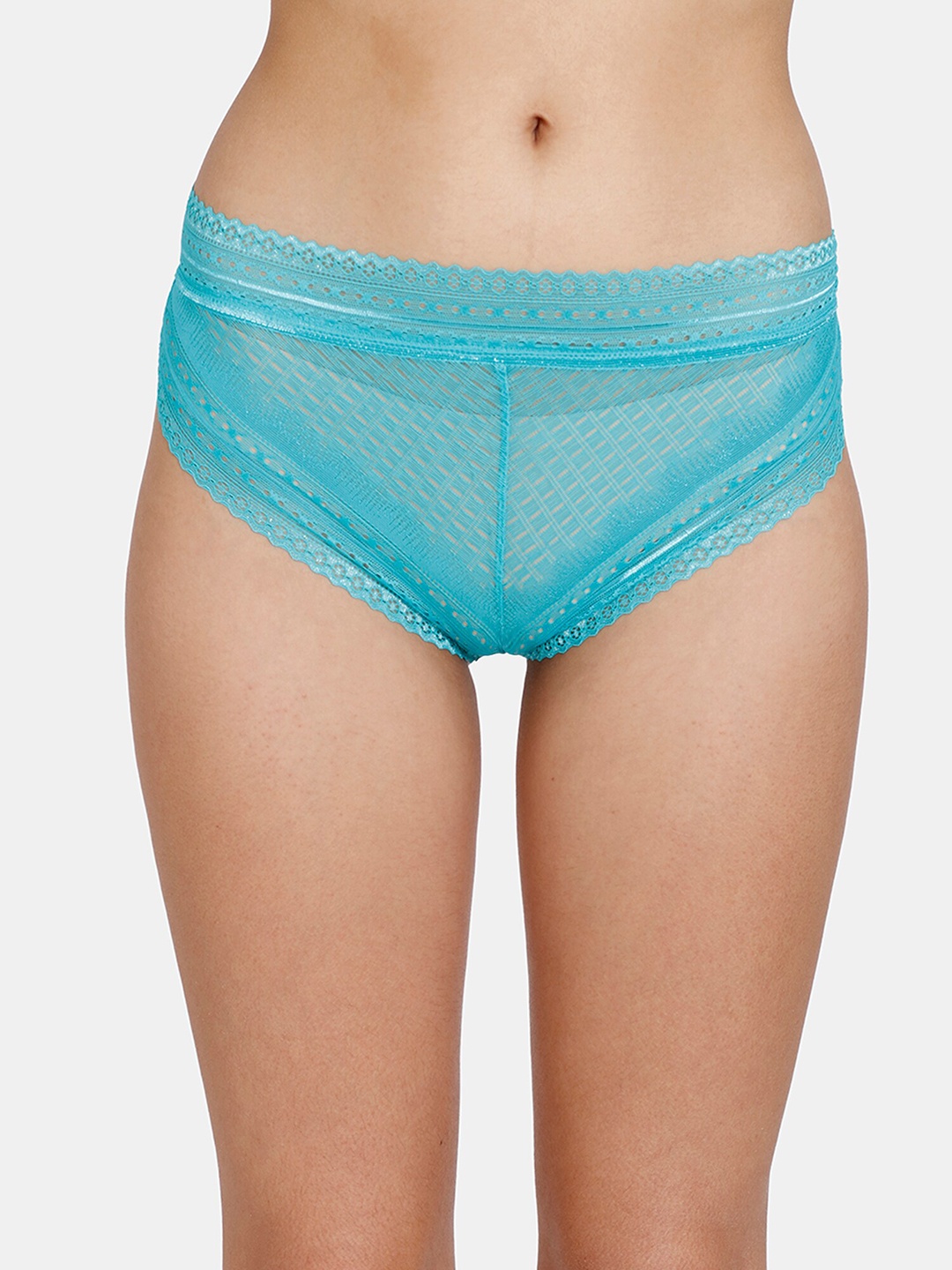 

Zivame Women Green Solid Cotton Hipster Briefs ZI2649FASH0BLUE