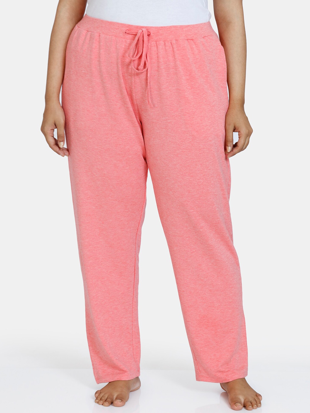 

Zivame Women Pink Solid Lounge Pant