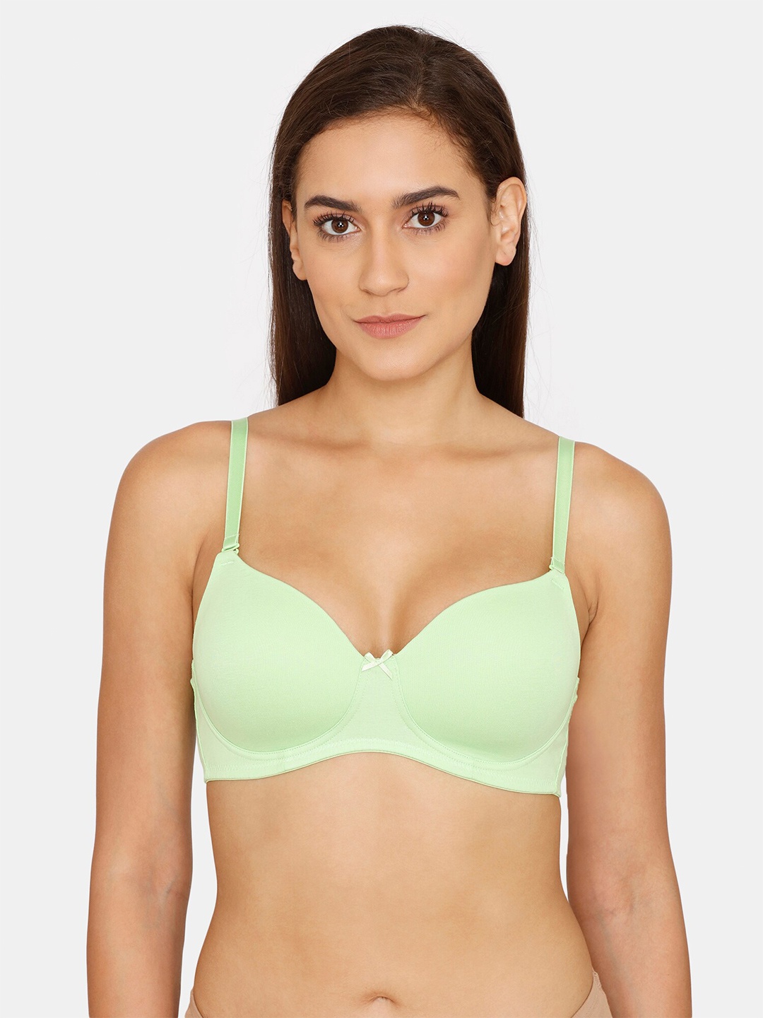 

Zivame Green Bra Lightly Padded T-Shirt Bra