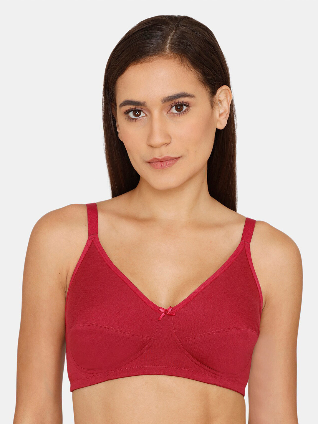 

Zivame Red Non Padded T-Shirt Bra