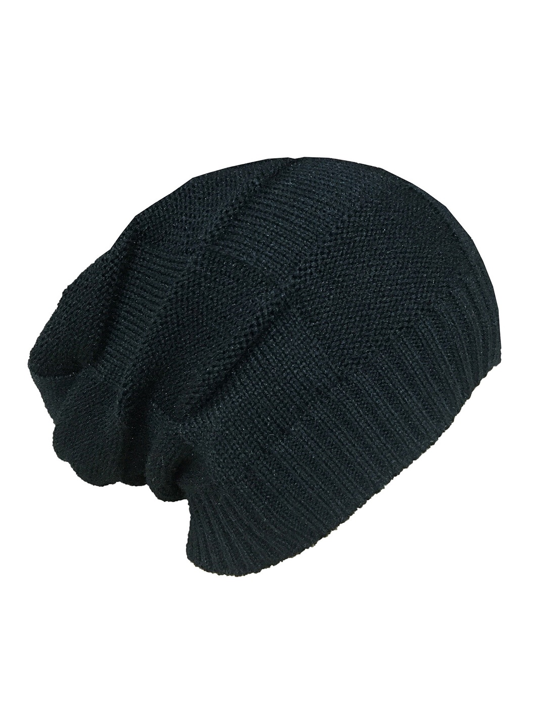 

Gajraj Unisex Black Beanie