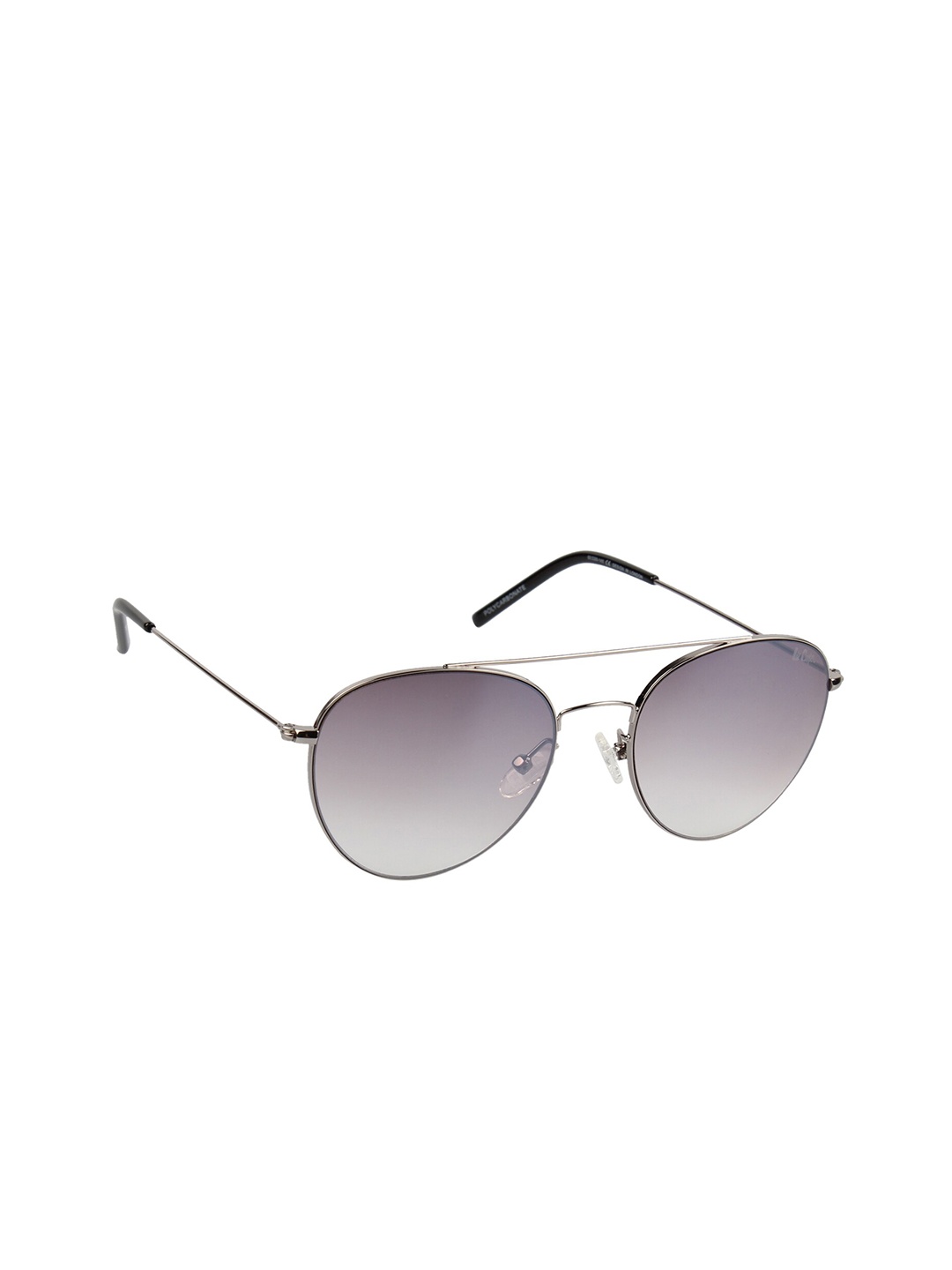 

Lee Cooper Men Grey Lens & Gunmetal-Toned Aviator Sunglasses with UV Protected Lens