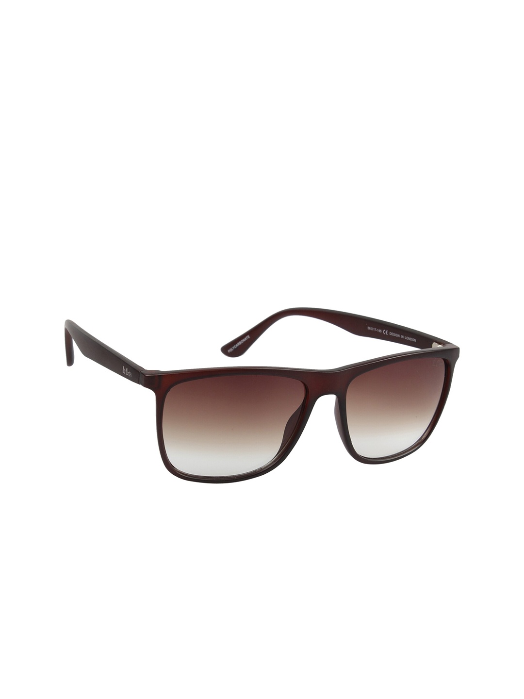 

Lee Cooper Men Brown Lens & Brown Square Sunglasses with UV Protected Lens LC9195TWB C2