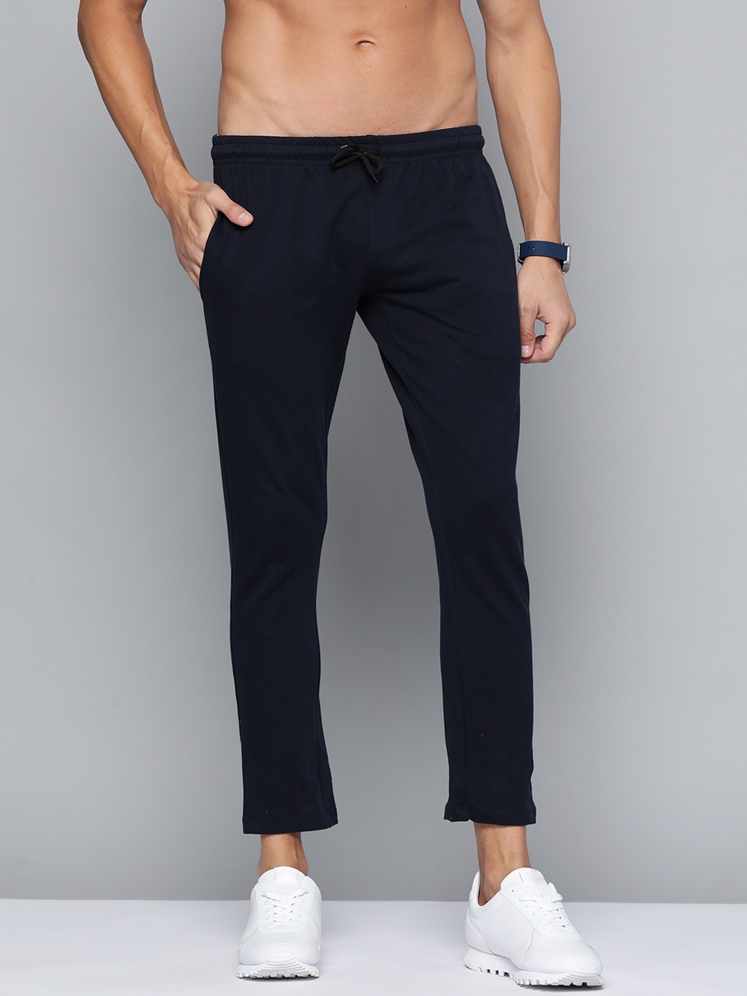 

Kook N Keech Men Navy Blue Solid Track Pants