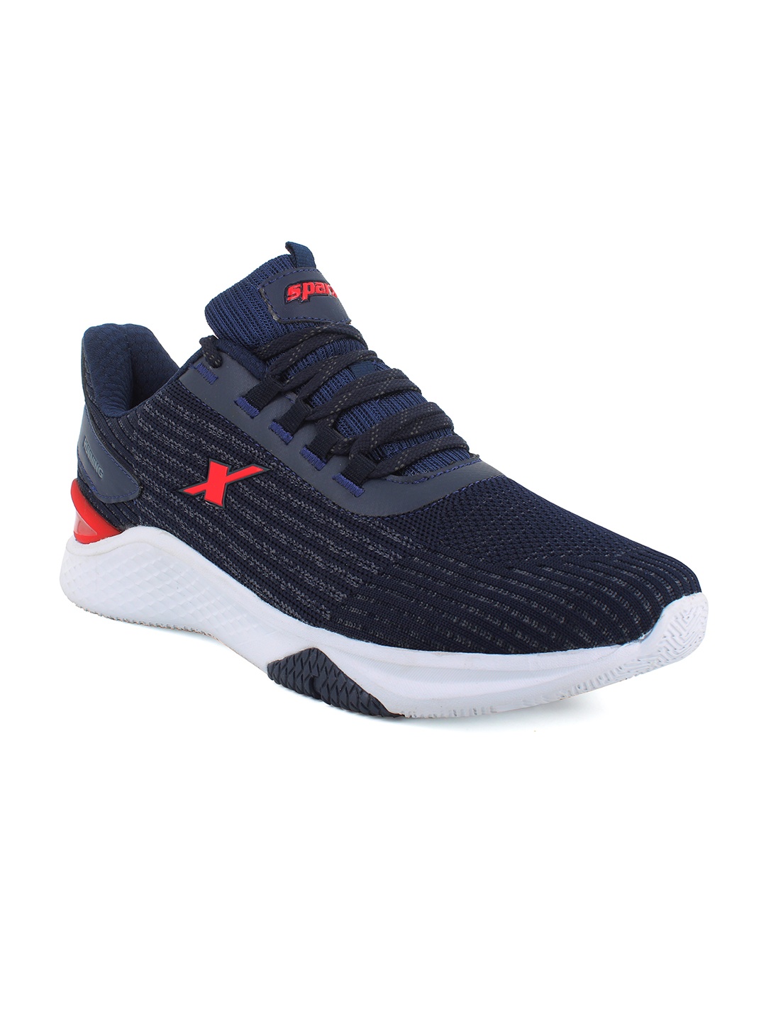 

Sparx Men Navy Blue Mesh Running Shoes